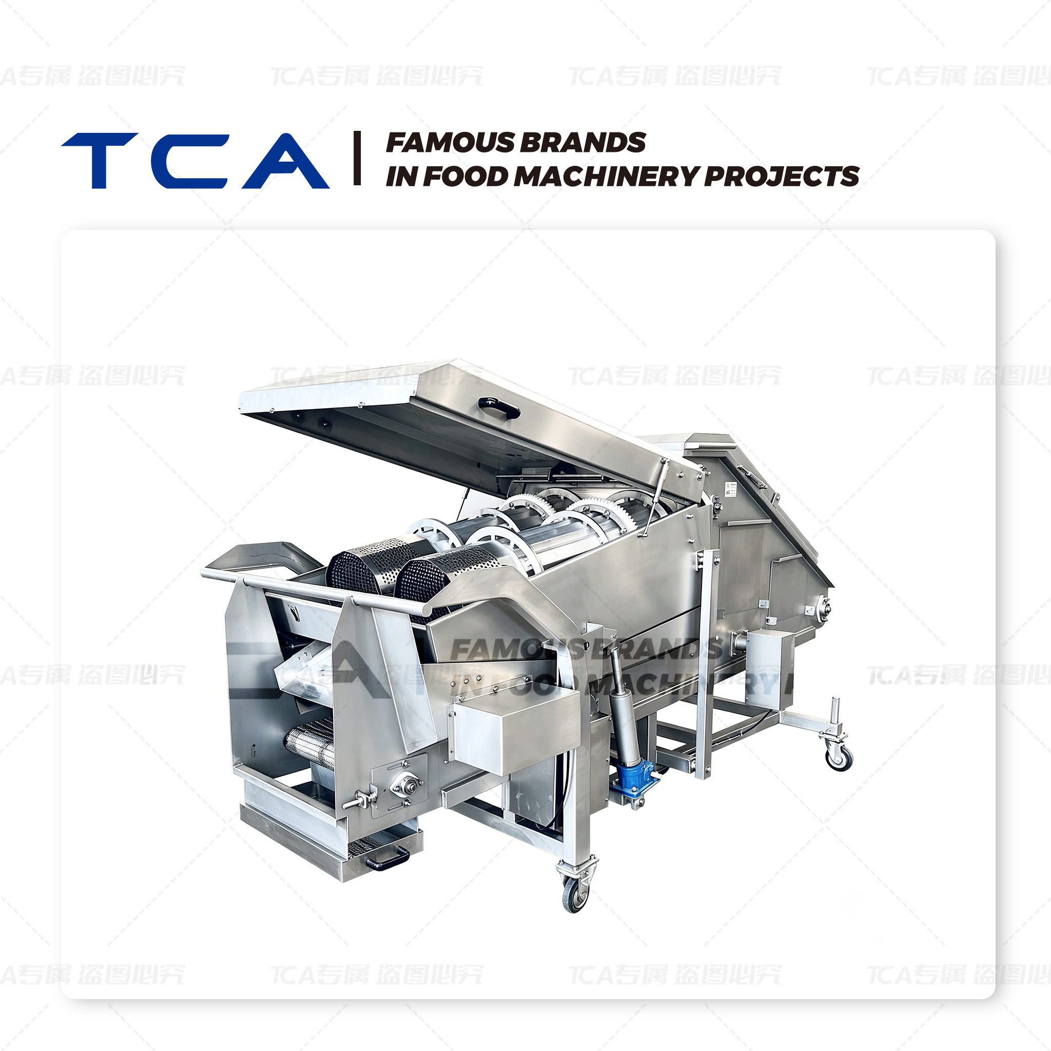 Double Drum Flour Coater